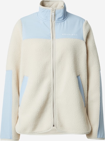 Röhnisch Athletic Fleece Jacket in White: front