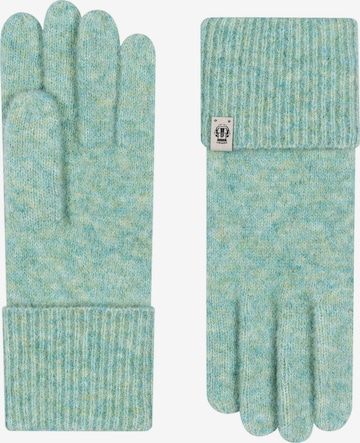 Mezzoguanti 'SNOW TIME' di Roeckl in verde: frontale