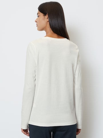 Marc O'Polo Longsleeve ' Mix & Match Cotton ' in Weiß