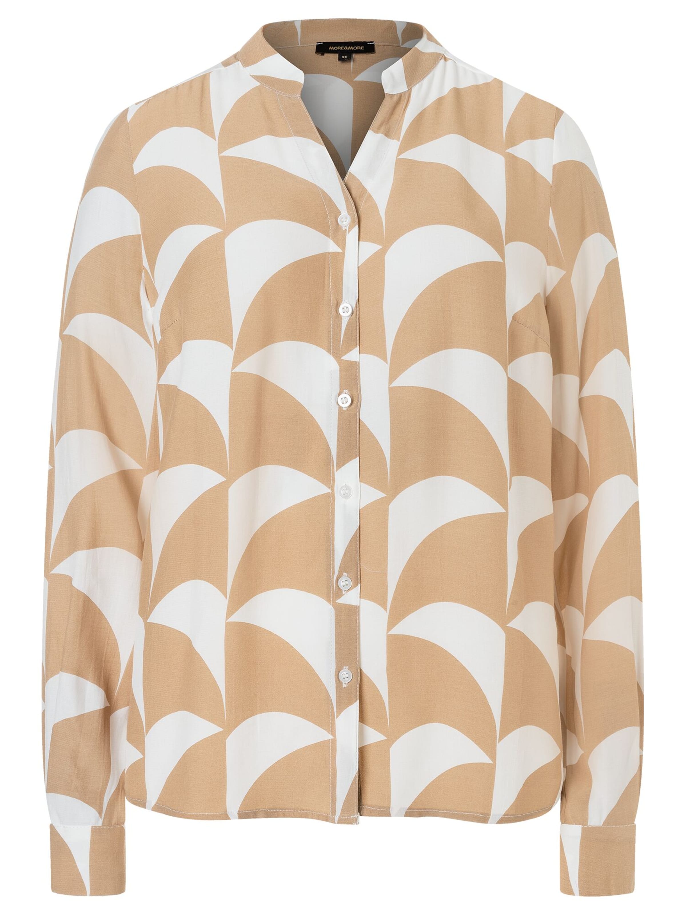 Chemisier MORE & MORE en blanc : devant