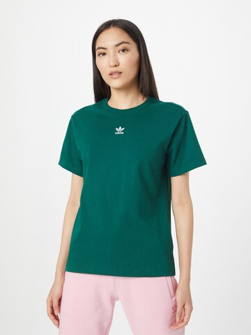 ADIDAS ORIGINALS T-Shirt 'Adicolor Essentials ' in Grün: Vorderseite