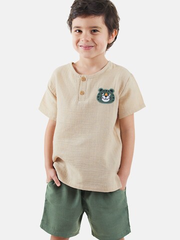 Denokids Set 'Tiger' in Beige: voorkant
