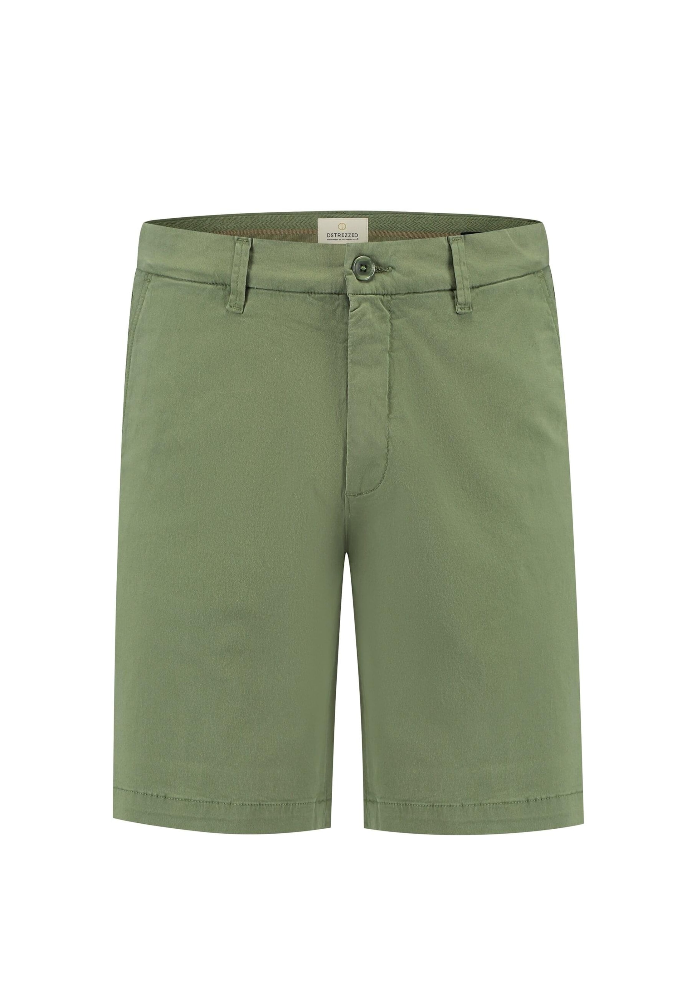 Dstrezzed Normální Chino kalhoty 'Lancaster' – zelená: přední strana