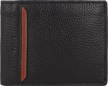 FOSSIL Portemonnaie 'Huntington ' in Schwarz: Vorderseite