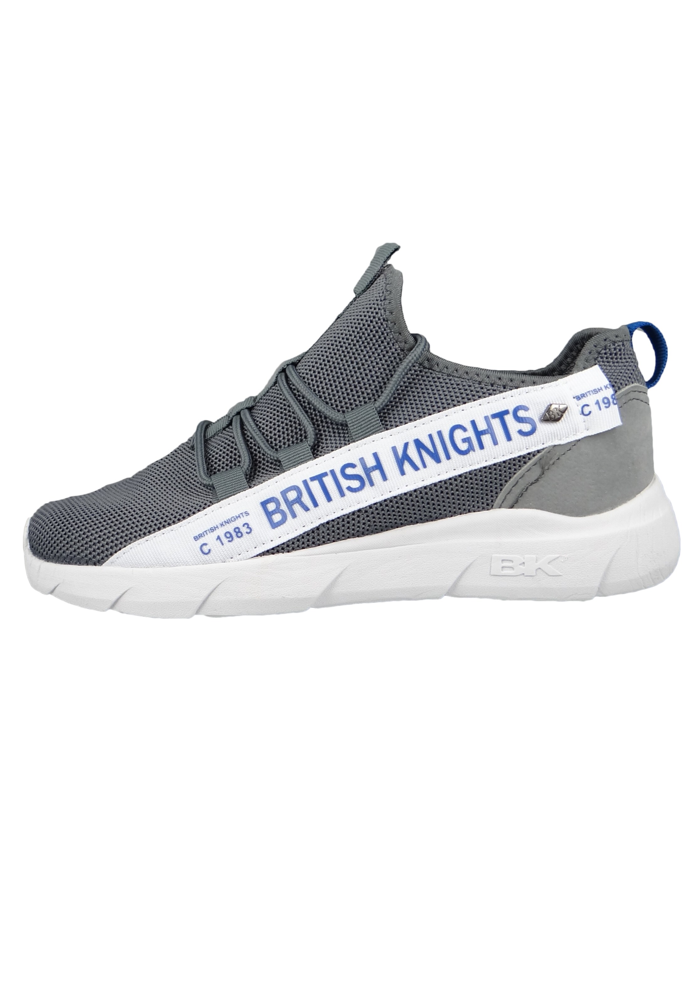 BRITISH KNIGHTS - Sapatilhas slip-on 'Bennet' em cinzento