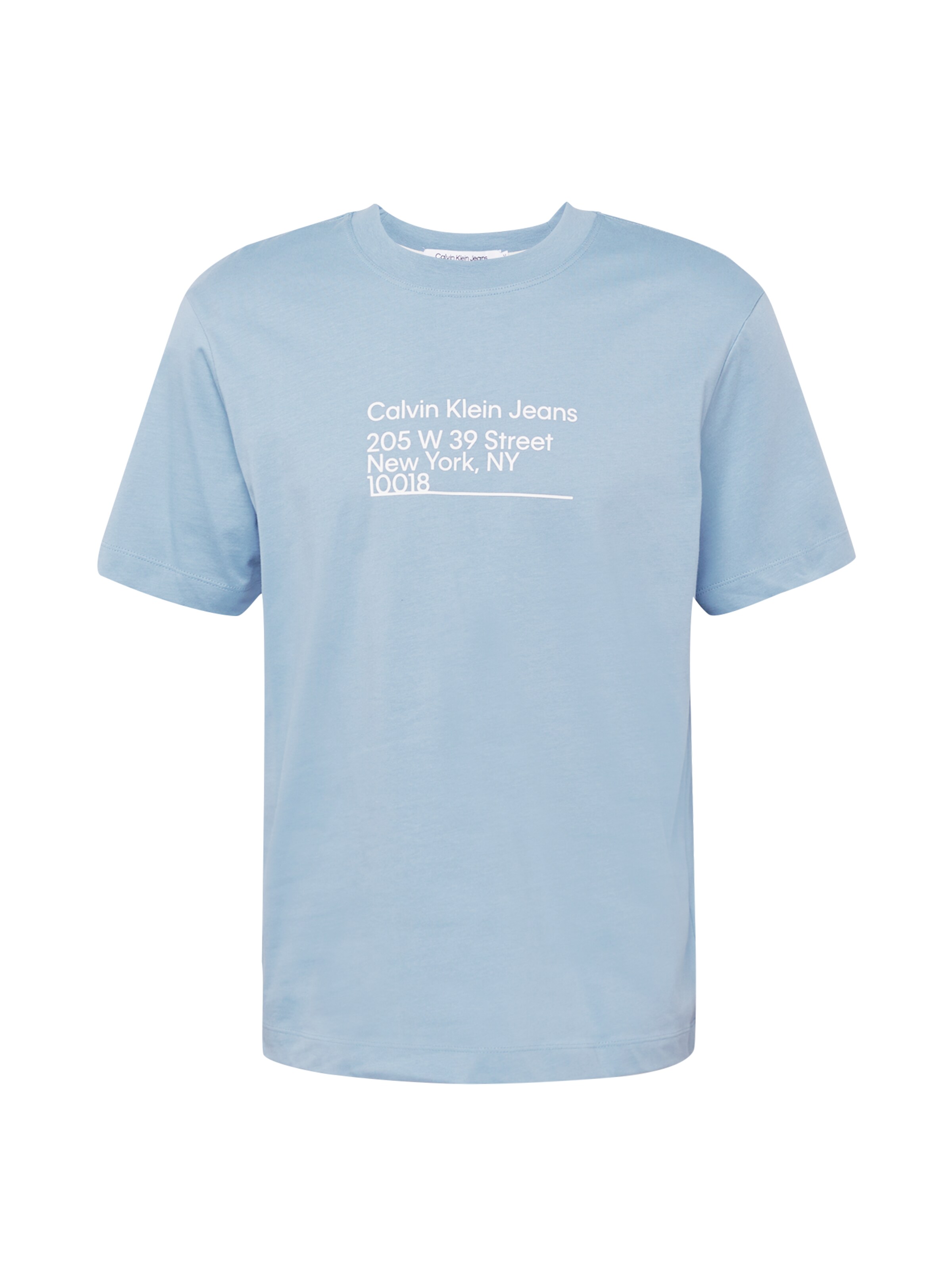 T Shirt Calvin Klein Jeans en Bleu Clair ABOUT YOU