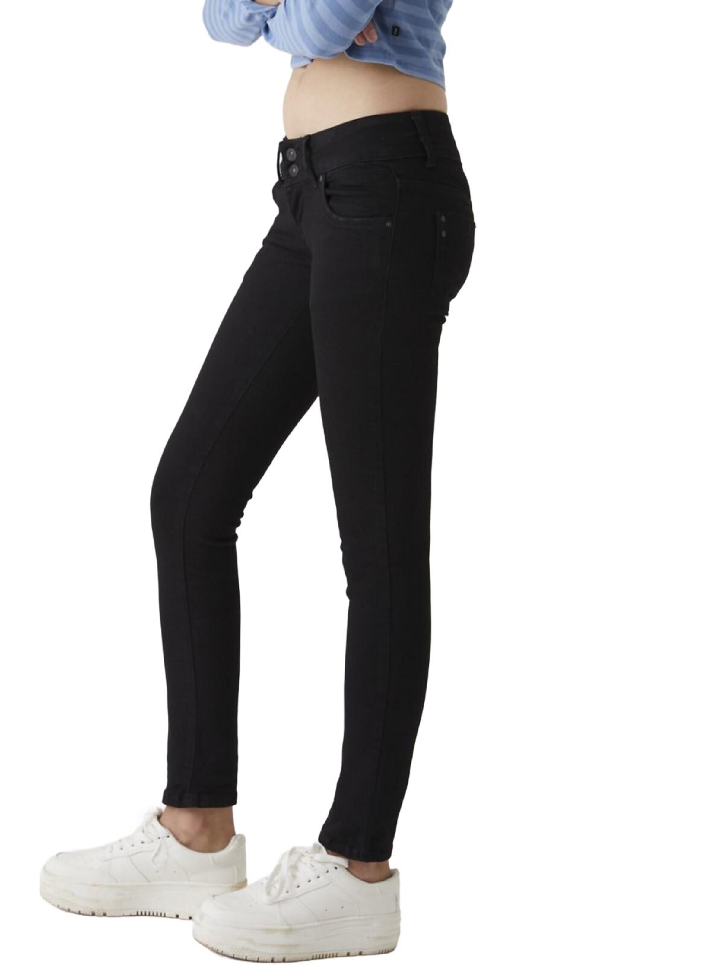 Coupe slim Jean LTB Jeans en noir