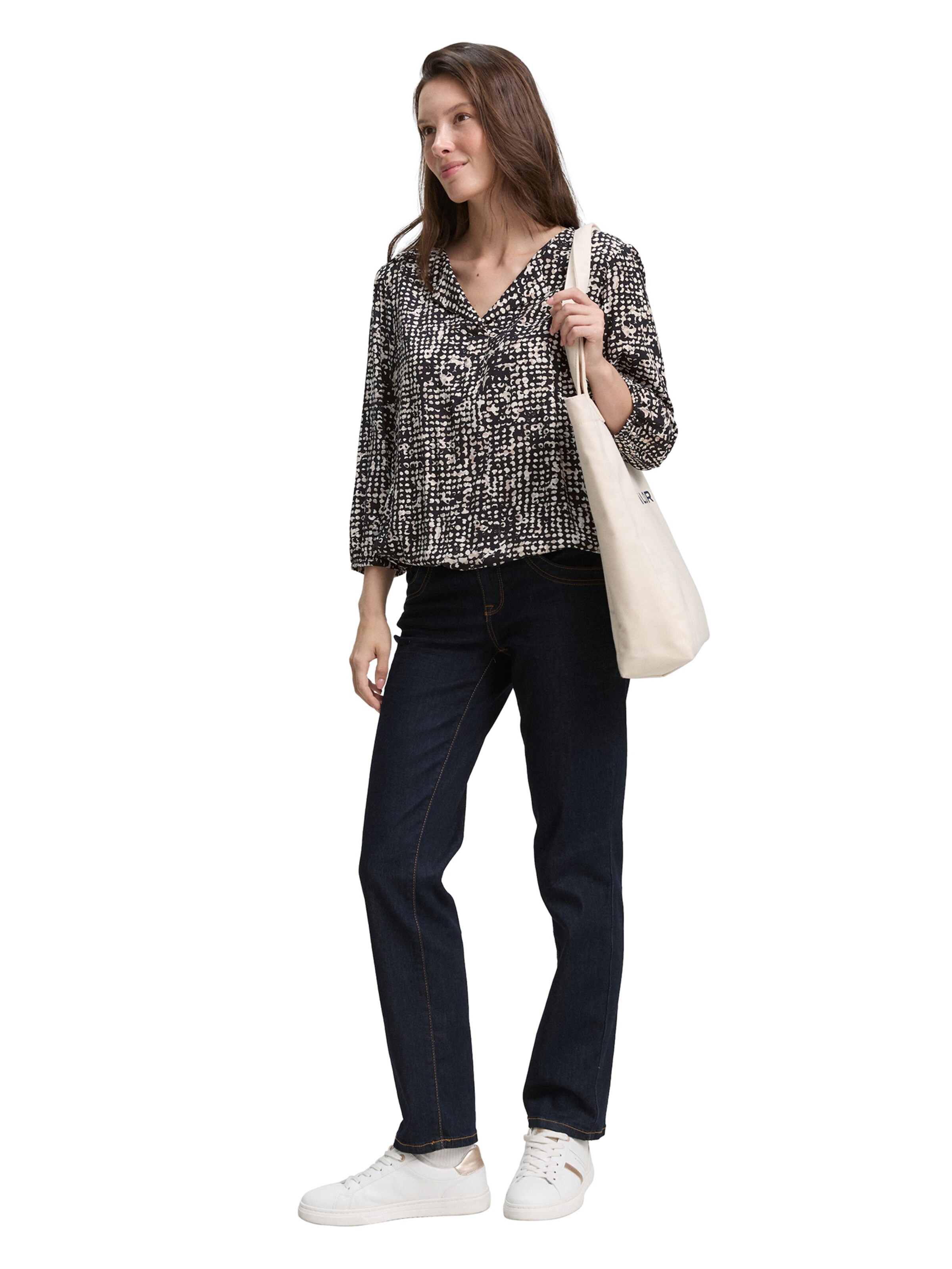 Chemisier TOM TAILOR en bleu