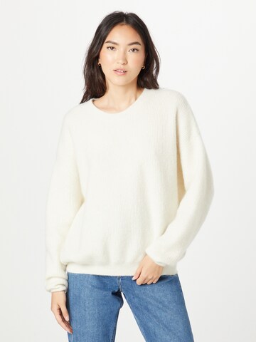 AMERICAN VINTAGE Sweater in White: front