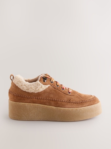 Sneaker low de la Next pe maro