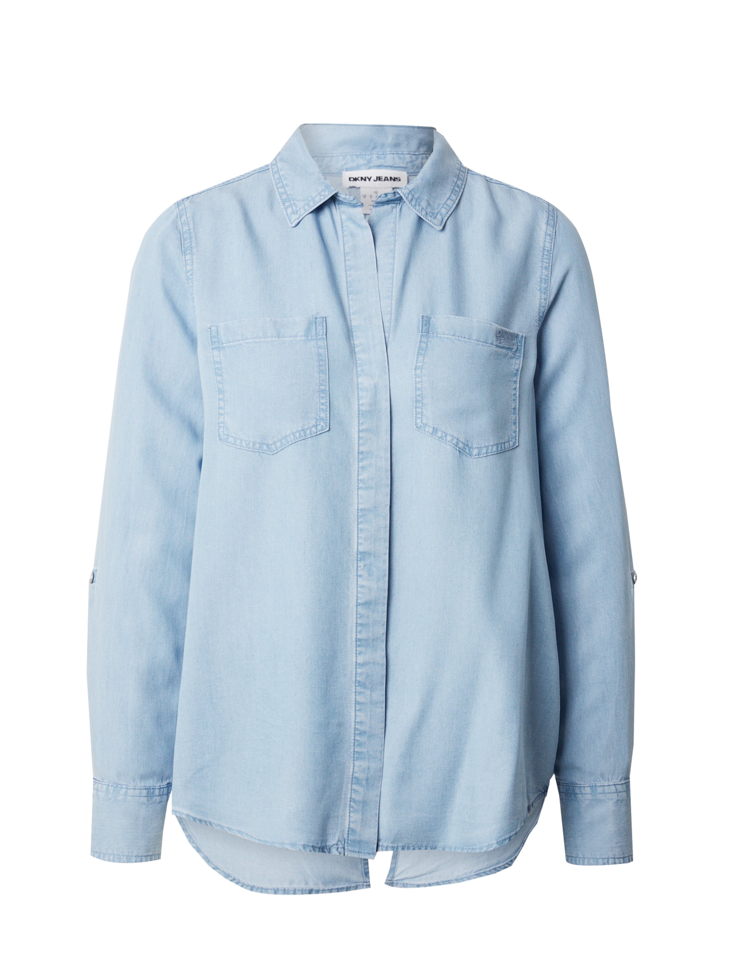 DKNY Блузка в Синий: спереди