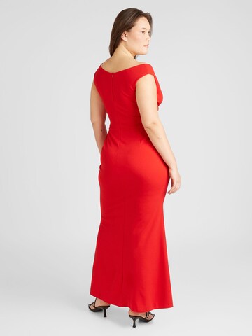 WAL G. - Vestido de noche 'ANNIE' en rojo