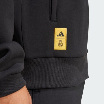 ADIDAS PERFORMANCE Sports sweat jacket 'Real Madrid' in Black