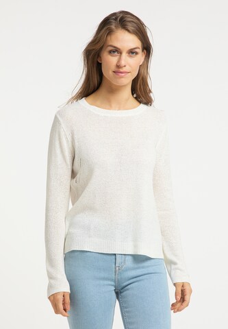 Usha Sweater in White: front