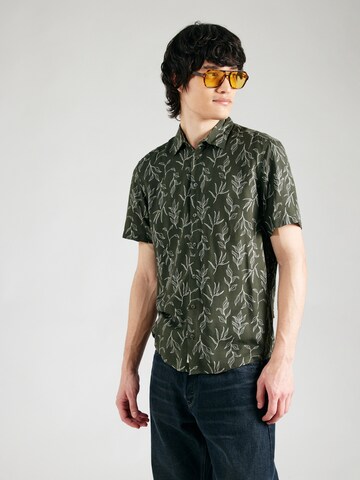 BLEND - Ajuste regular Camisa 'BHACE' en verde: frente