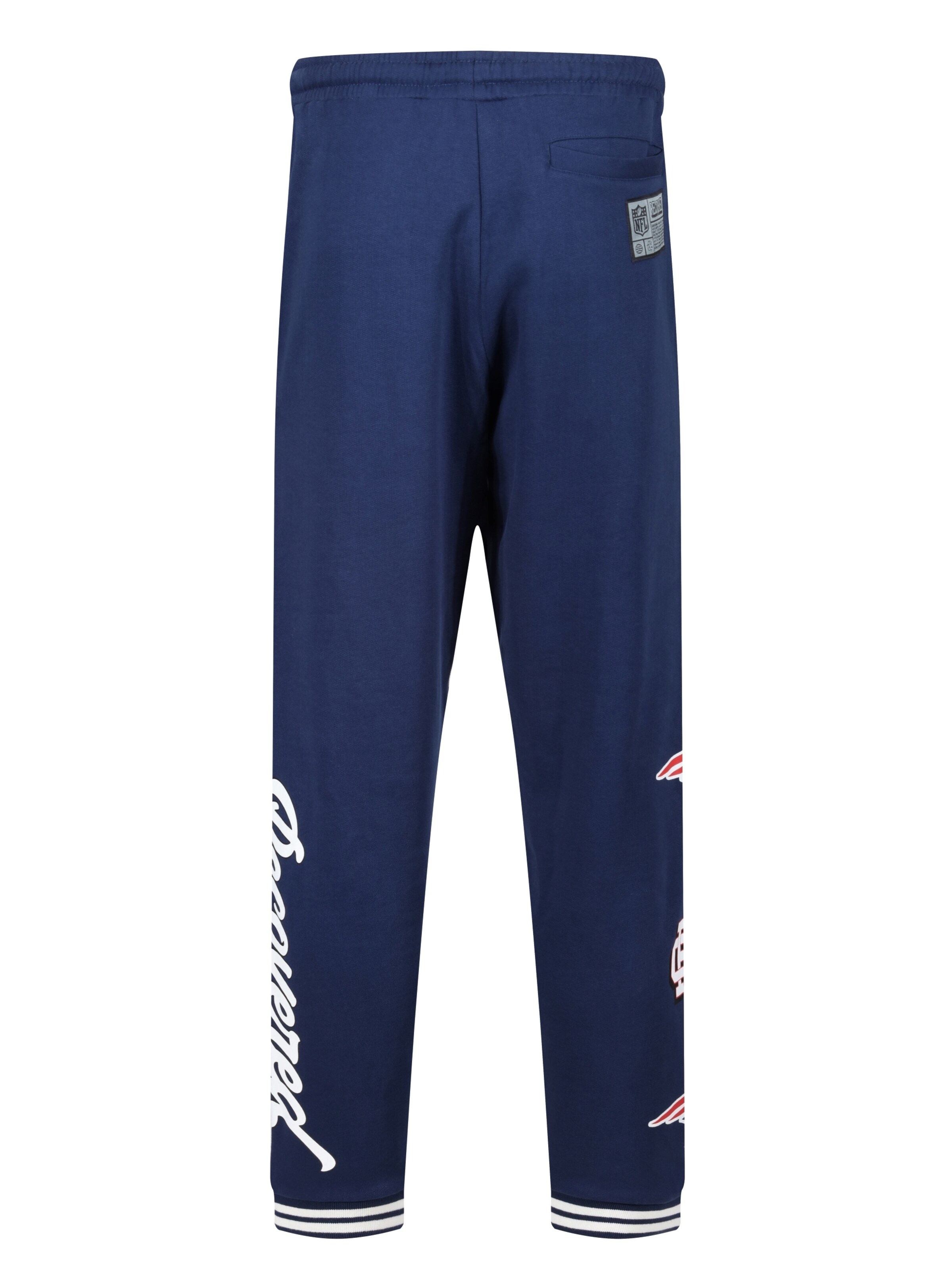 Recovered Tapered Sportbroek 'NFL Patriots Go Pats' in Blauw