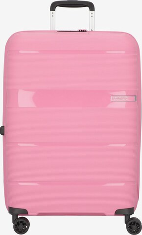 Trolley di American Tourister in rosa: frontale