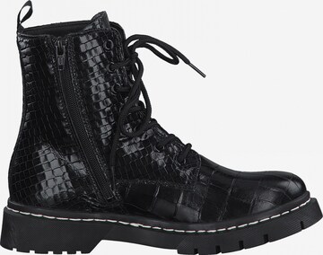 TAMARIS Lace-Up Ankle Boots in Black