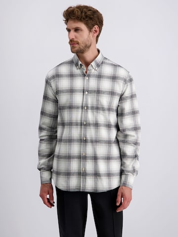 PIERRE CARDIN Regular fit Overhemd in Grijs: voorkant