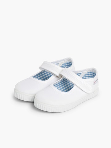 Ballerines Pisamonas en blanc