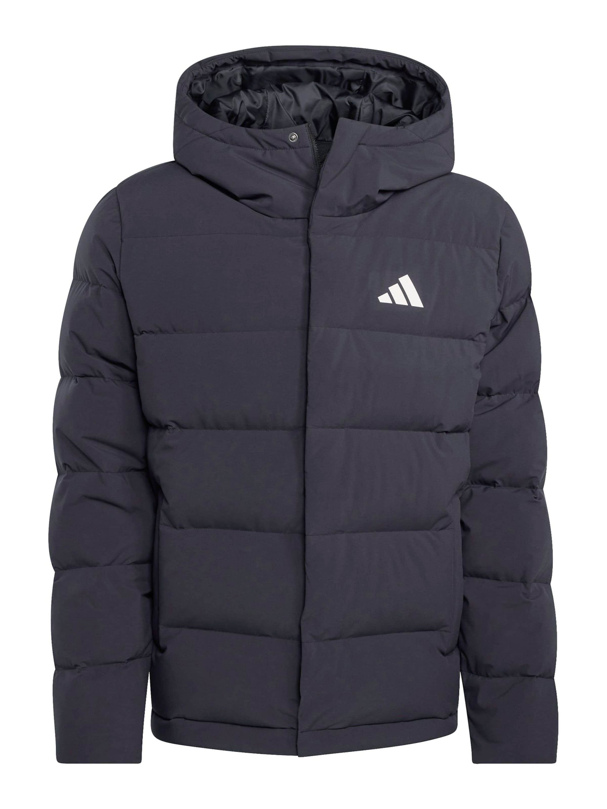 ADIDAS SPORTSWEAR Sportjas 'Helionic' in Zwart: voorkant