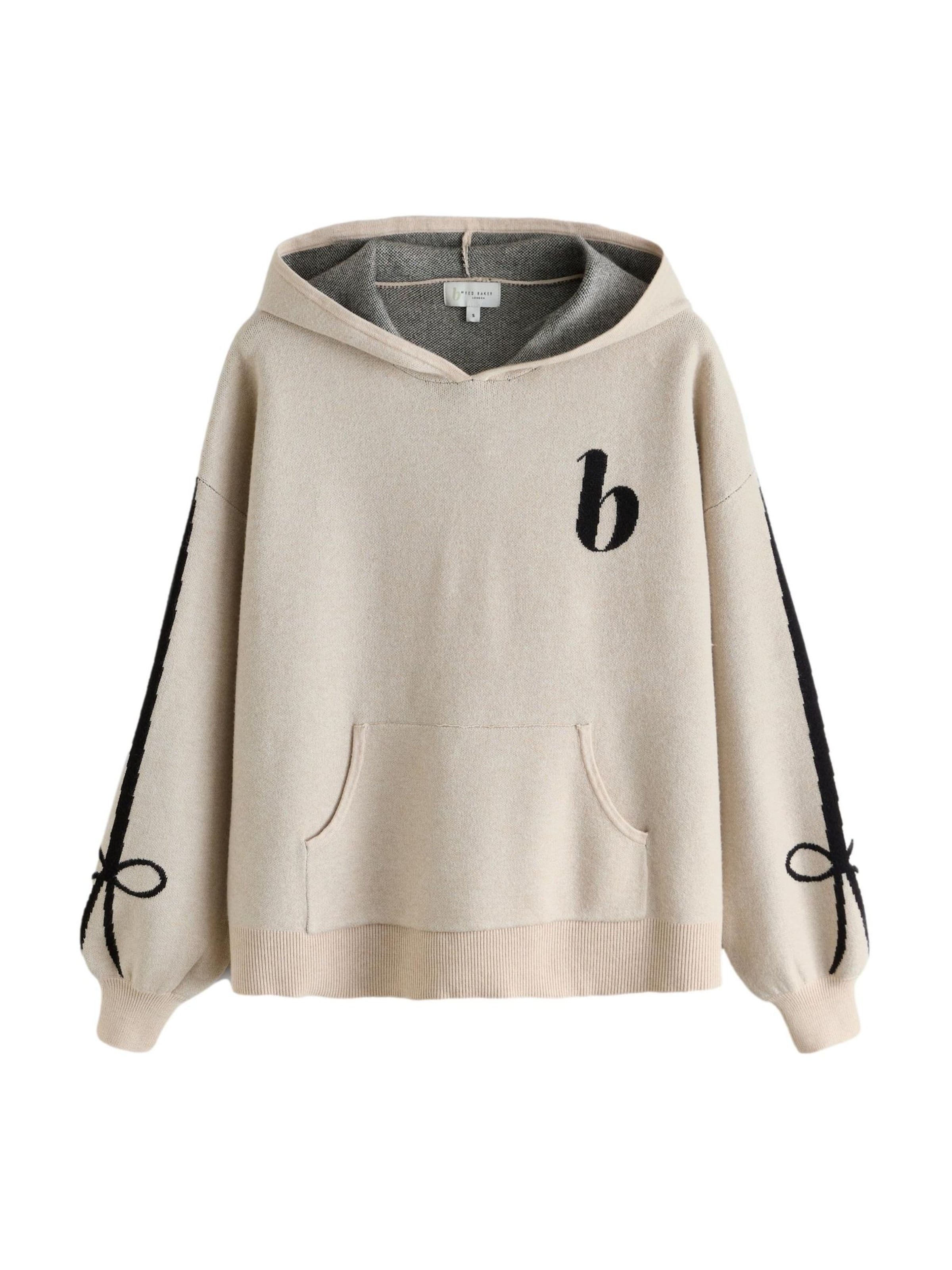 B by Ted Baker Sweatshirt in Beige: front