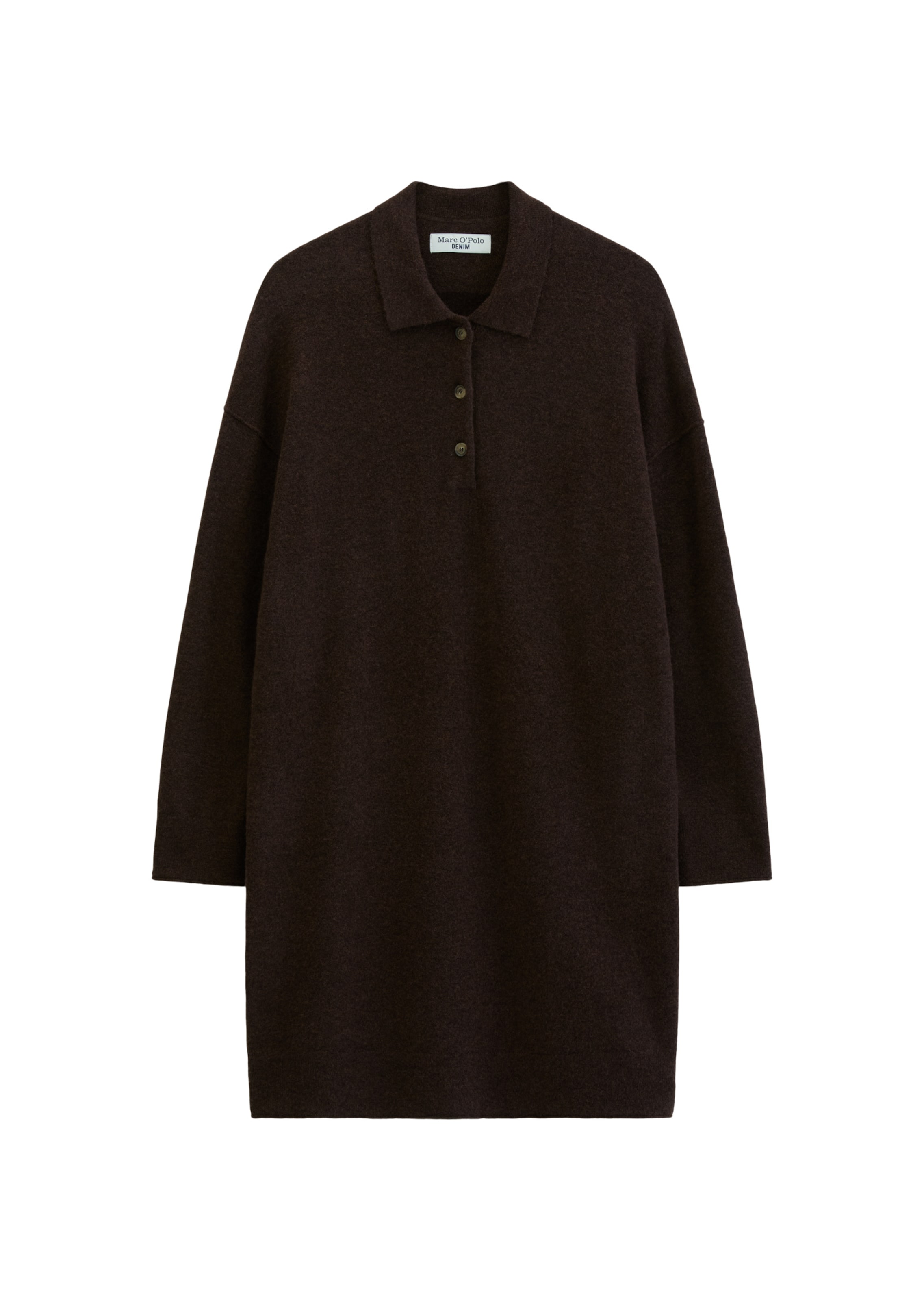 Marc O'Polo DENIM Kleid in Braun: Vorderseite