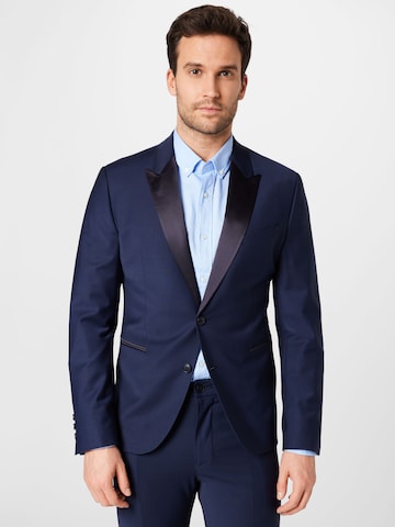 DRYKORN Slim fit Business Blazer 'LORIENT' in Blue: front