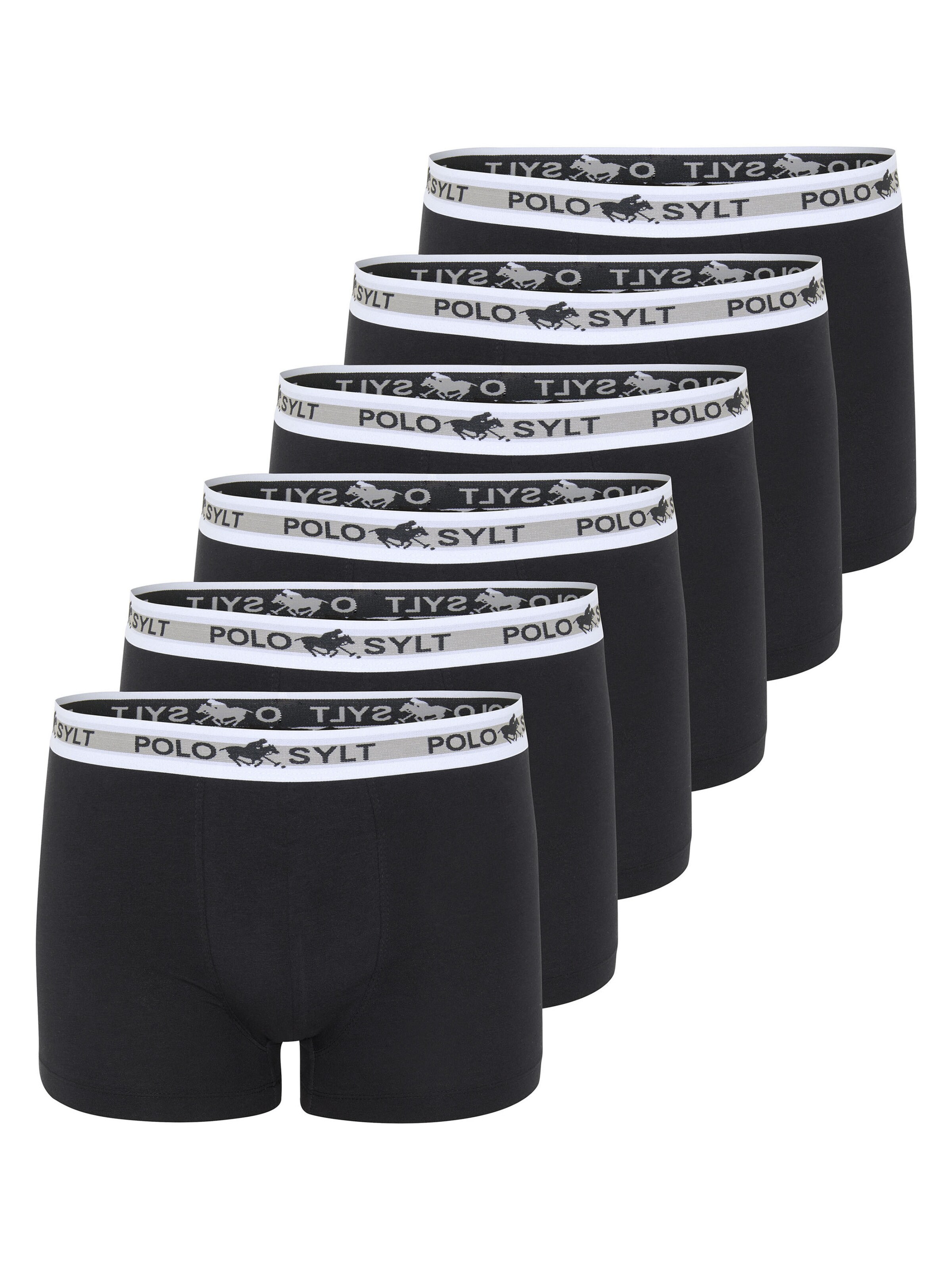 Polo Sylt Boxer shorts in Black: front