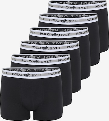 Polo Sylt Boxershorts in Schwarz: Vorderseite