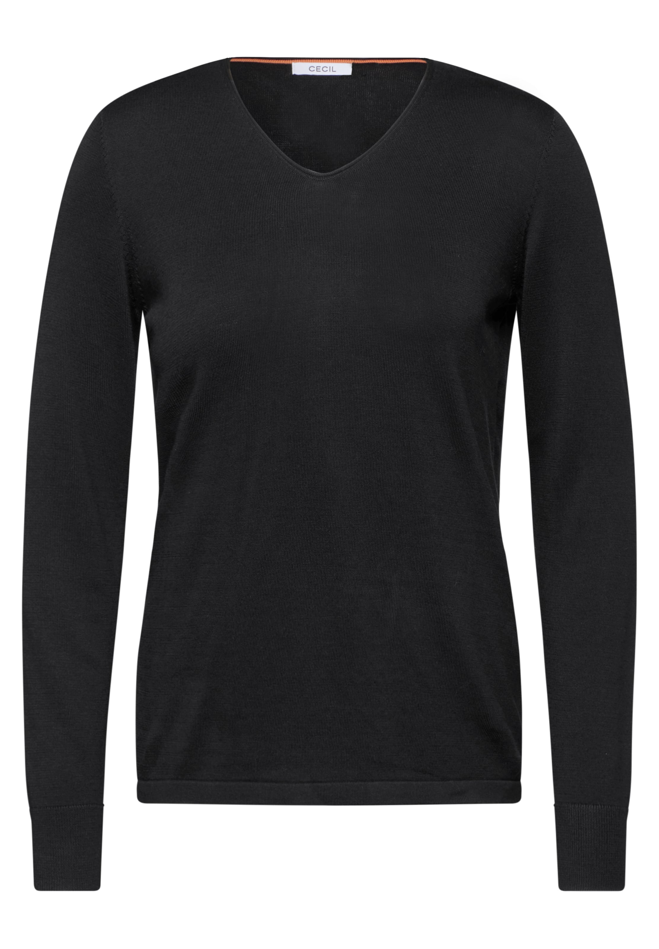CECIL Pullover in Schwarz: Vorderseite