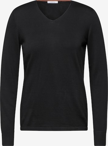 CECIL Pullover in Schwarz: Vorderseite