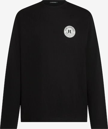 Karl Lagerfeld Shirt 'Après Ski Club' in Schwarz: Vorderseite