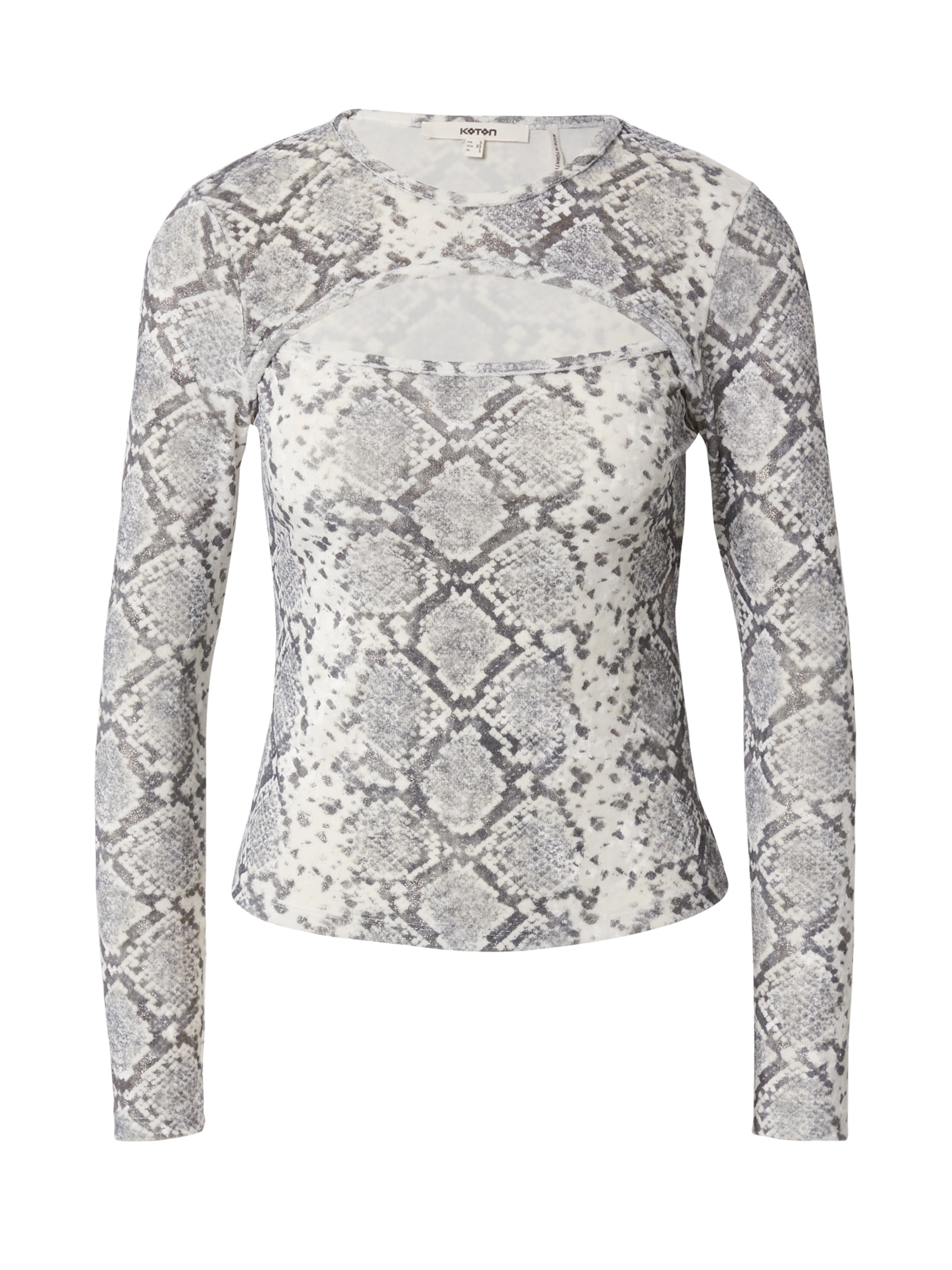 Koton Μπλουζάκι σε μπεζ: μπροστά