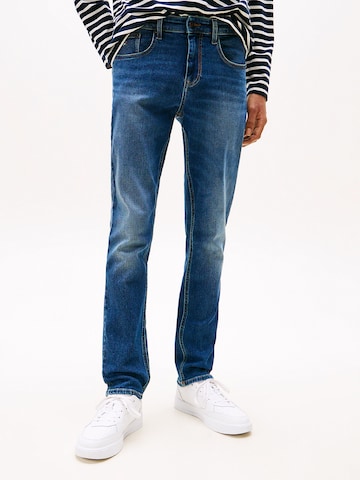 Tommy Jeans Slimfit Jeans in Blauw: voorkant