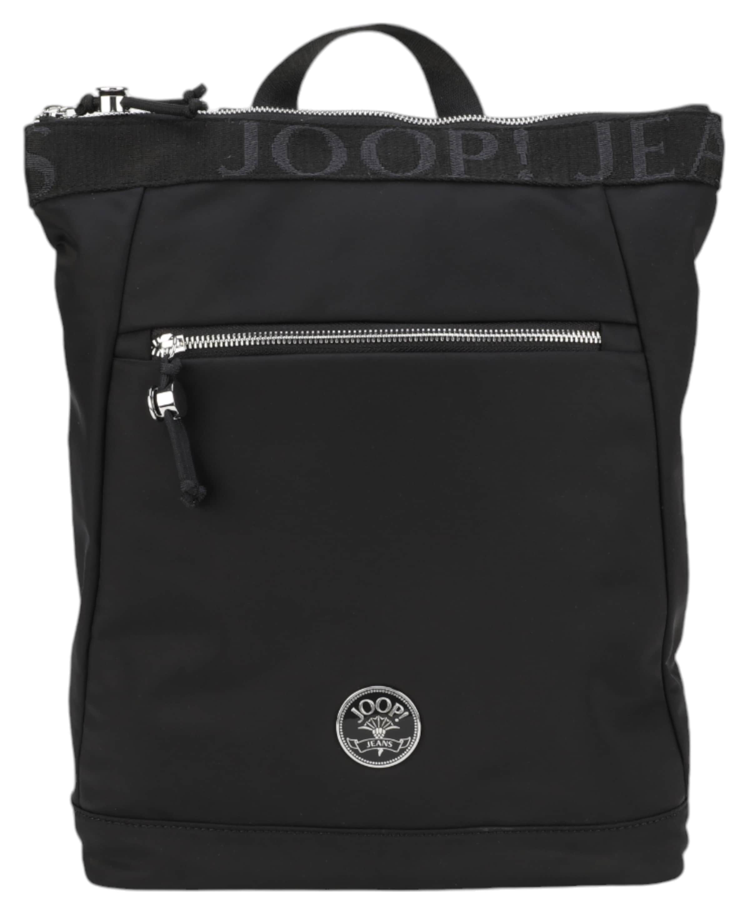 JOOP! Jeans Rucksack 'Lietissimo 1.0' in Schwarz: Vorderseite