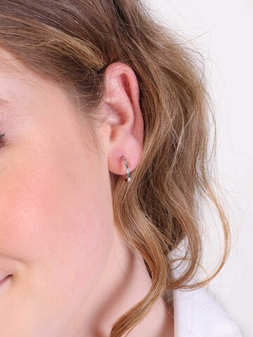 Boucles d'oreilles Lucardi en argent