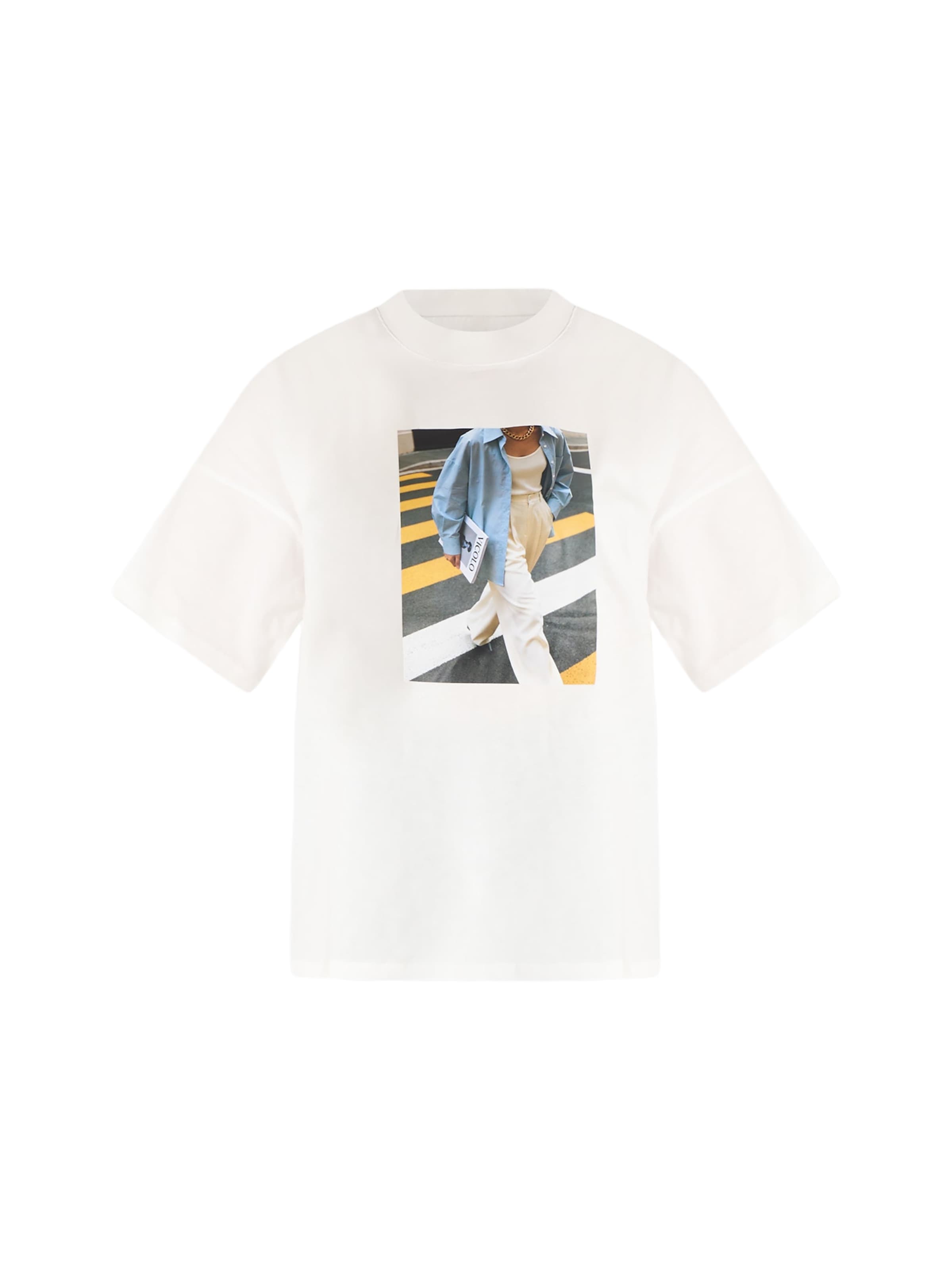 ViCOLO Shirt in Wit: voorkant