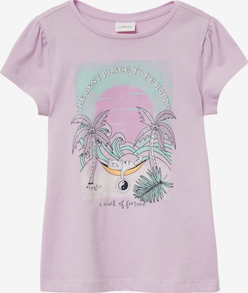 s.Oliver Shirt in Purple: front