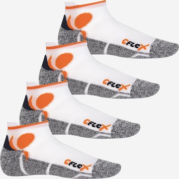 cflex Sportsocken 'Running' in Orange: Vorderseite