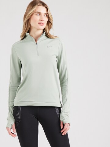 NIKE Koszulka funkcyjna 'PACER' w kolorze zielony: przód