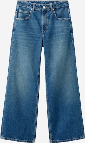 MANGO Regular Farkut 'NIKI' värissä sininen: etupuoli