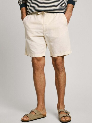 Pepe Jeans Loosefit Broek in Wit: voorkant