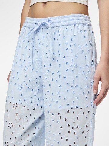 PIECES Regular Broek 'WENDY' in Blauw
