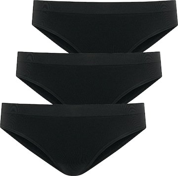 JOCKEY Panty 'Seamfree™ Bikini - 3 Pack' in Schwarz: Vorderseite