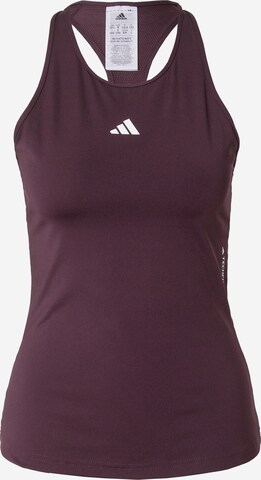 ADIDAS PERFORMANCE Sports Top 'Techfit' in Red: front