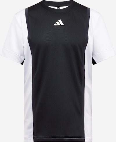 ADIDAS PERFORMANCE T-Shirt fonctionnel 'Pro' en noir / blanc, Vue avec produit