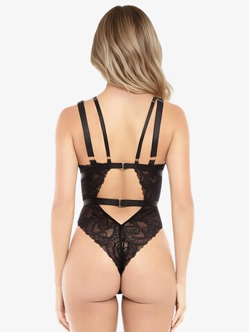 Shapetape Shapingbody 'Kanten shaper body - Amélie' in Zwart