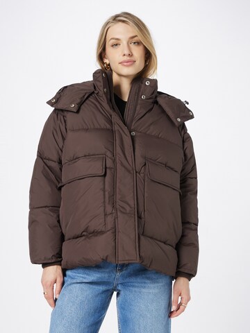 minimum Winter jacket 'Fiktorline' in Brown: front