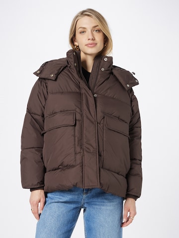 minimum Winter Jacket 'Fiktorline' in Brown: front